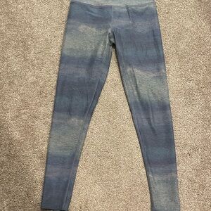 Beyond Yoga Blue and Gray Leggings